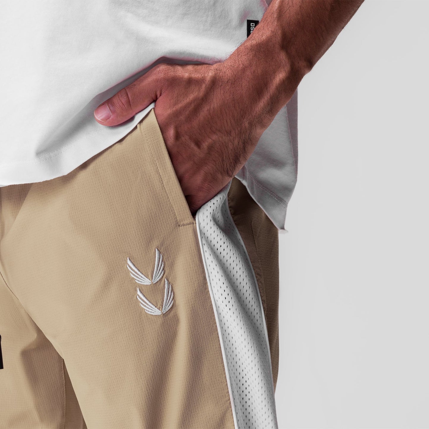 0796. Ripstop Oversized Track Pant Khaki | ASRV Online