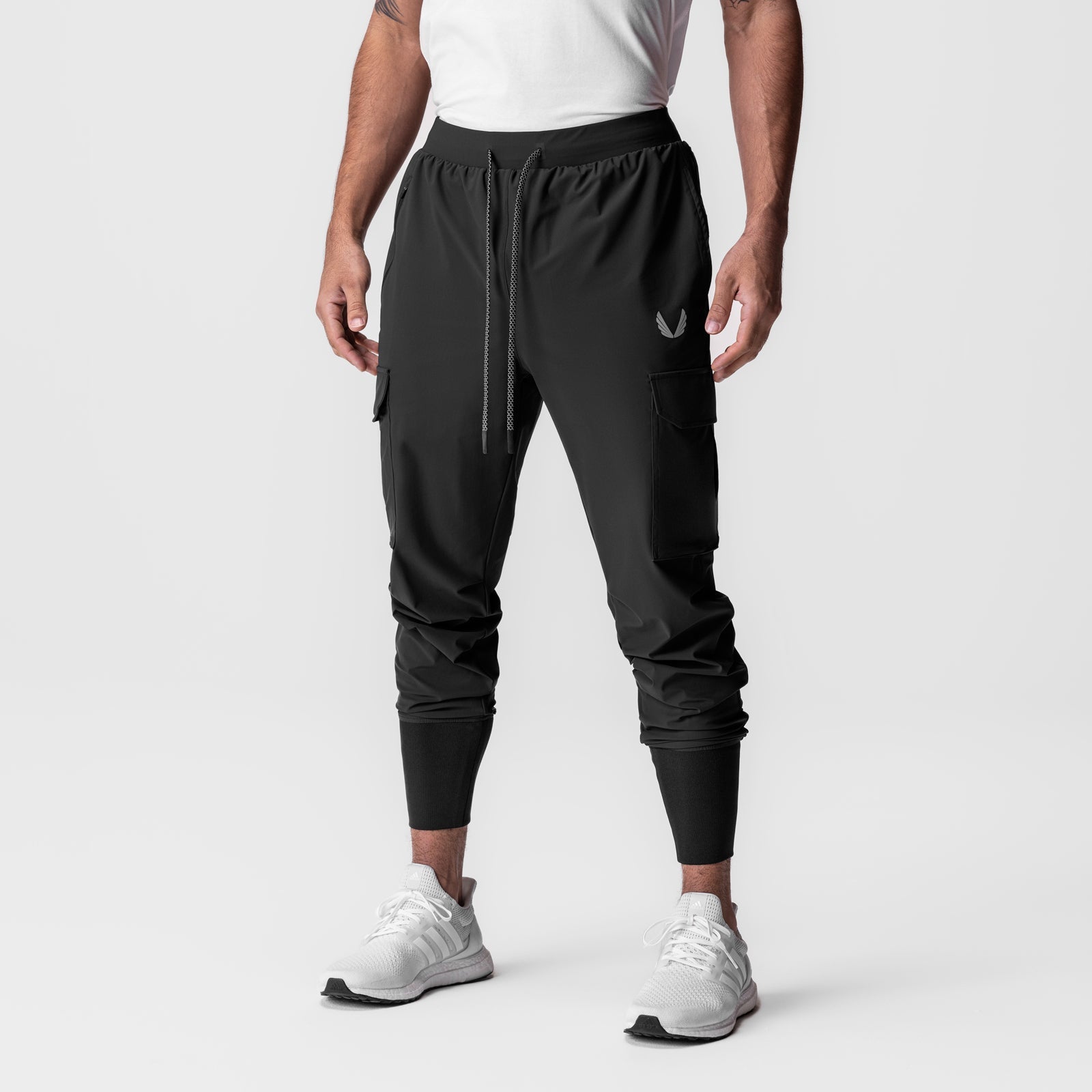 0825. Tetra-Lite® Cargo High Rib Jogger Black "Reflective" | ASRV Discount