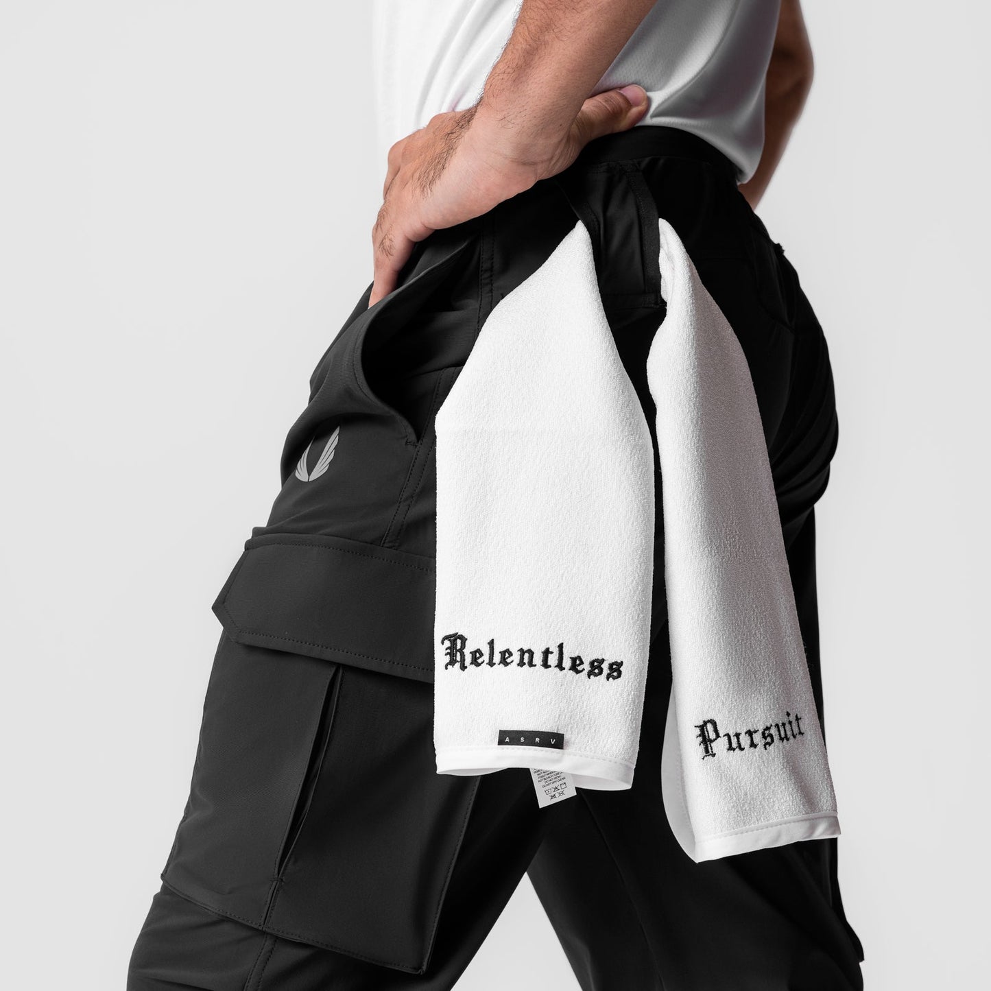 0825. Tetra-Lite® Cargo High Rib Jogger Black "Reflective" | ASRV Discount