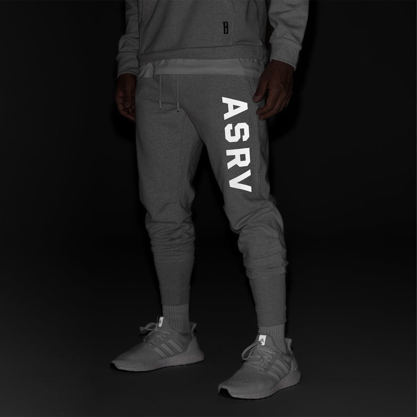0915. Tech-Terry™ High Rib Jogger Heather Grey "ASRV" | ASRV US
