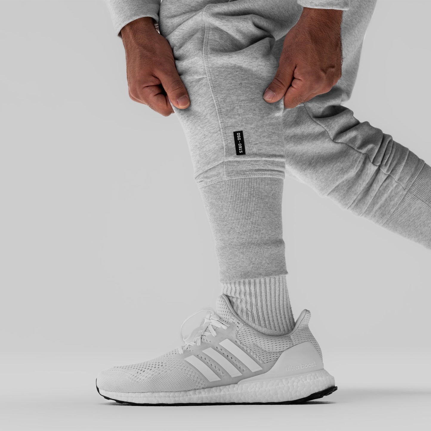 0915. Tech-Terry™ High Rib Jogger Heather Grey "ASRV" | ASRV US