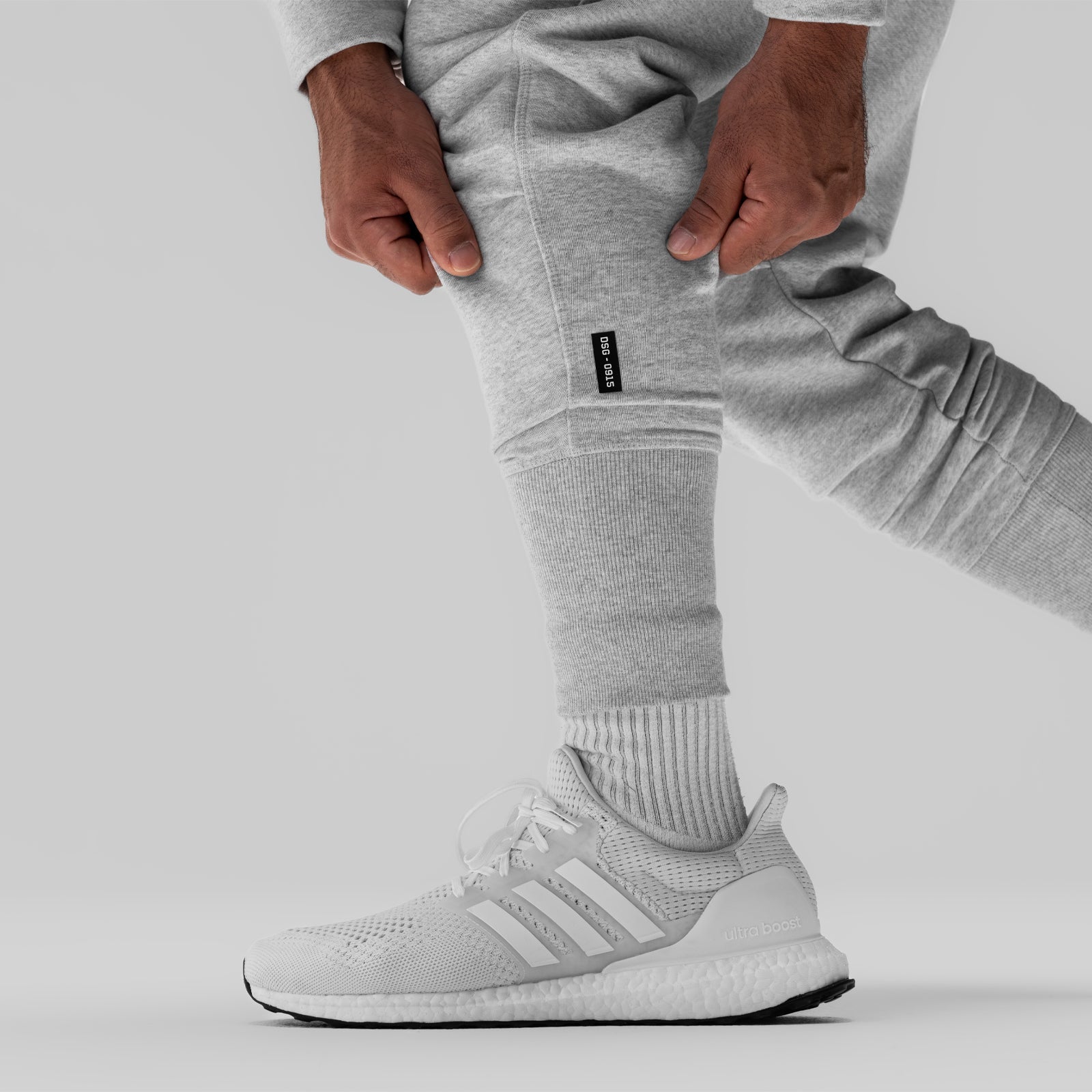 0915. Tech-Terry™ High Rib Jogger Heather Grey "ASRV" | ASRV US