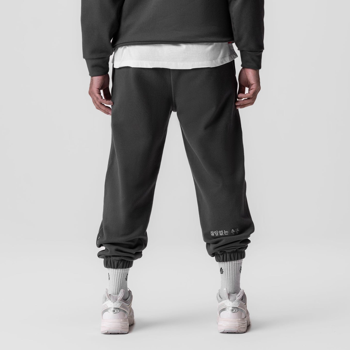 0655. Tech-Terry™ Oversized Sweats Space Grey "Emblem" | ASRV on sale
