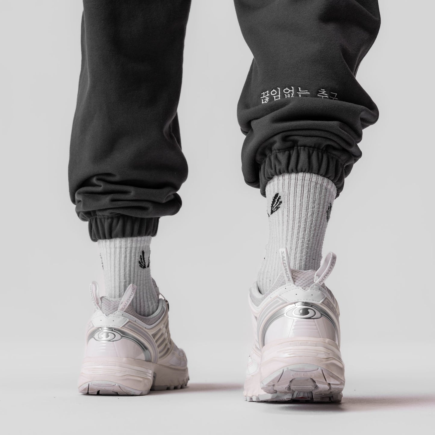 0655. Tech-Terry™ Oversized Sweats Space Grey "Emblem" | ASRV on sale