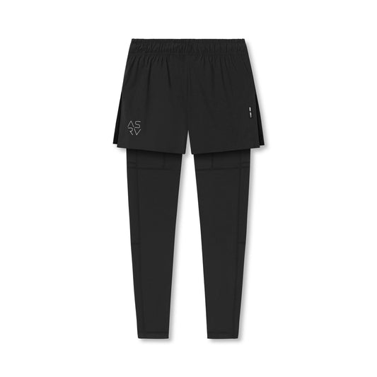0911. Tetra-Lite® 2-in-1 High Split Legging Short Black "Cyber"/Blac | ASRV Discount