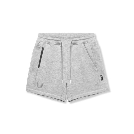 0867. Tech-Terry™ Sidelock Sweat Short Heather Grey | ASRV US