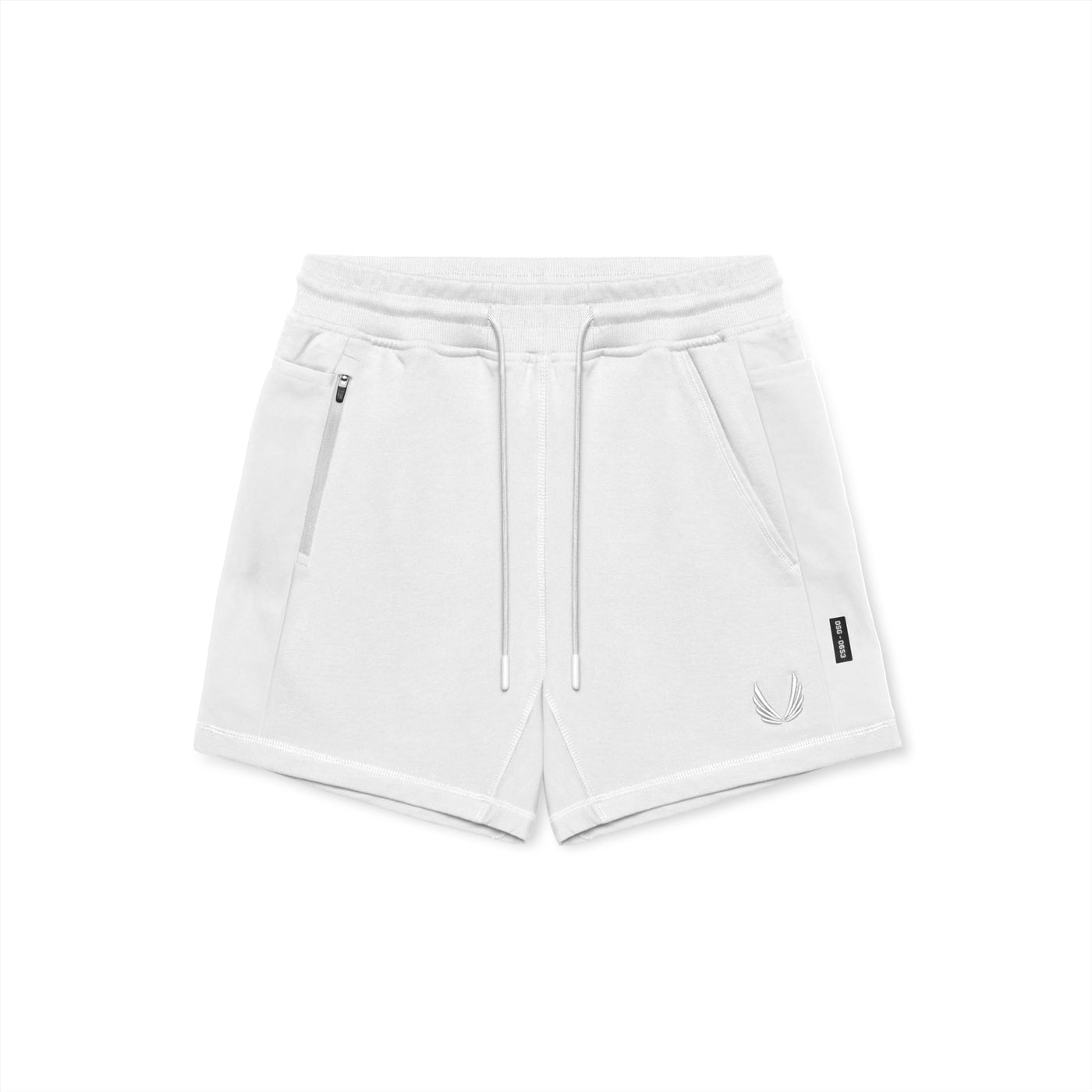 0867. Tech-Terry™ Sidelock Sweat Short White | ASRV discount