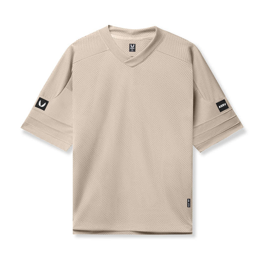 0772. SilverPlus™ Mesh Oversized Jersey Beige | ASRV on sale