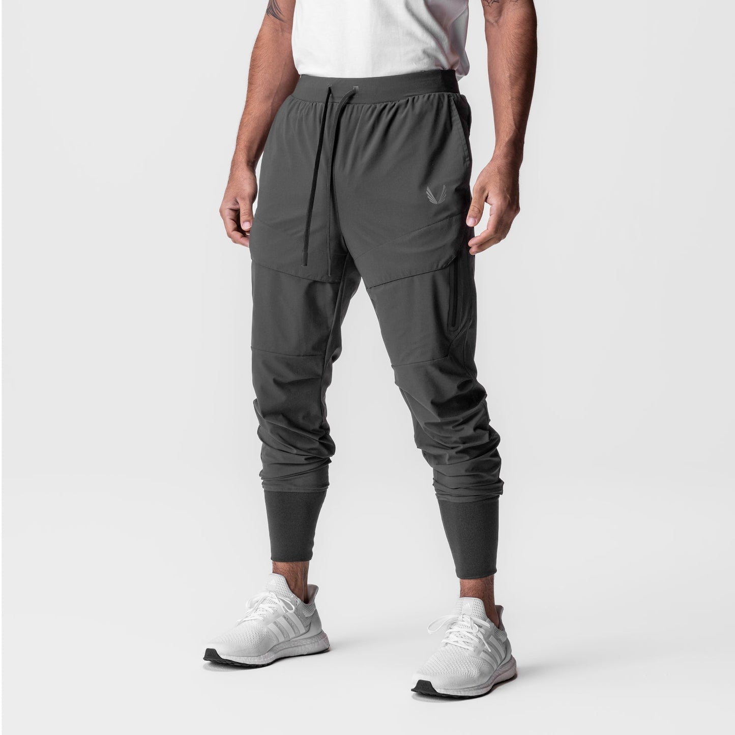 0690. Tetra-Lite® Tech High Rib Jogger Space Grey "Wings" | ASRV discount