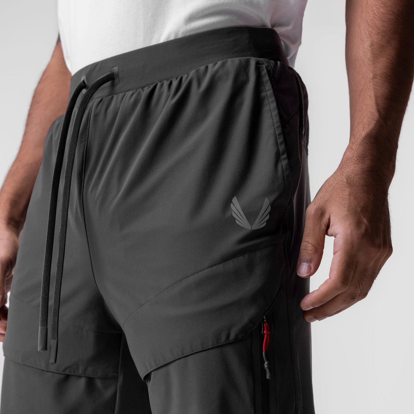 0690. Tetra-Lite® Tech High Rib Jogger Space Grey "Wings" | ASRV discount