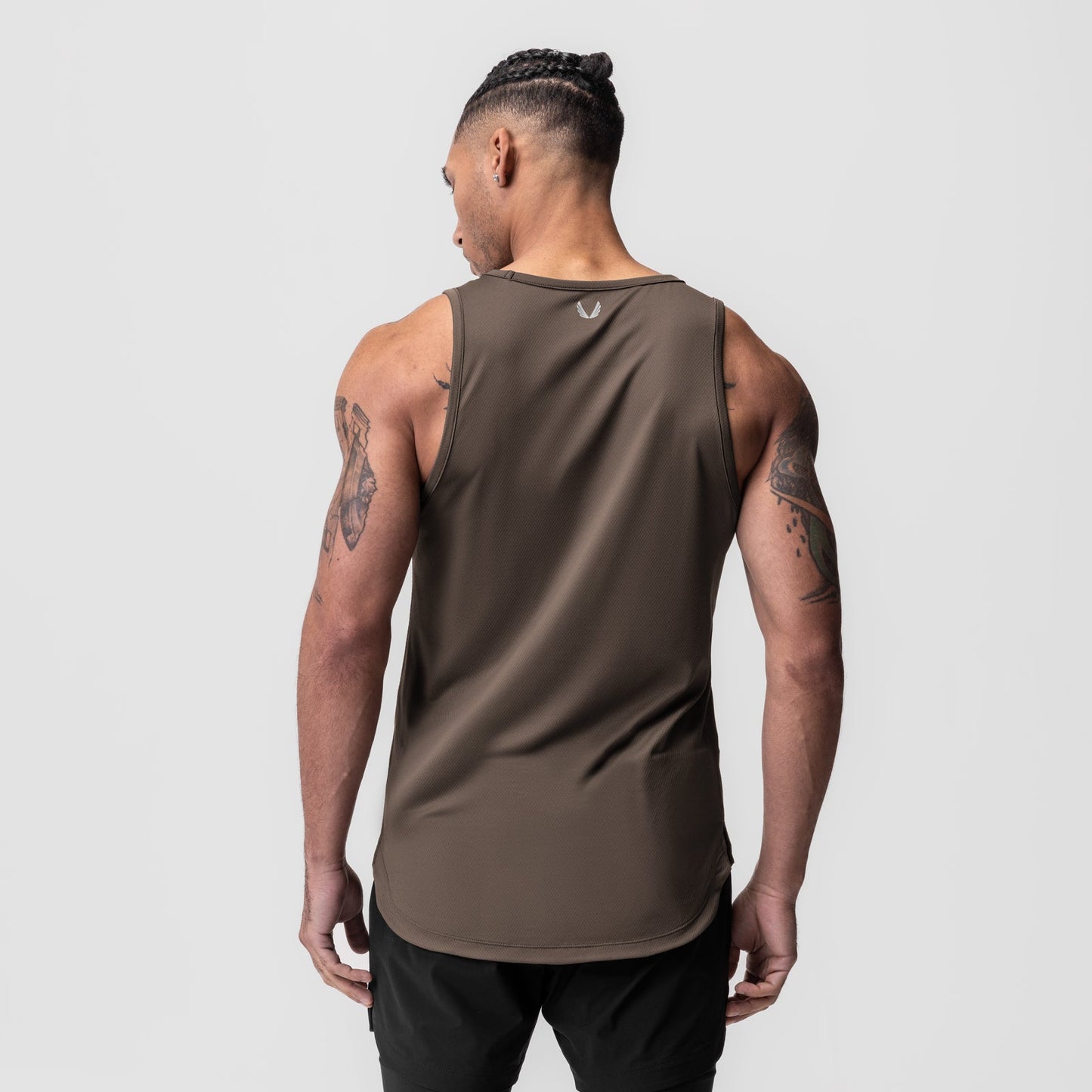 0830. AeroSilver® Tank Top Deep Taupe | ASRV discount