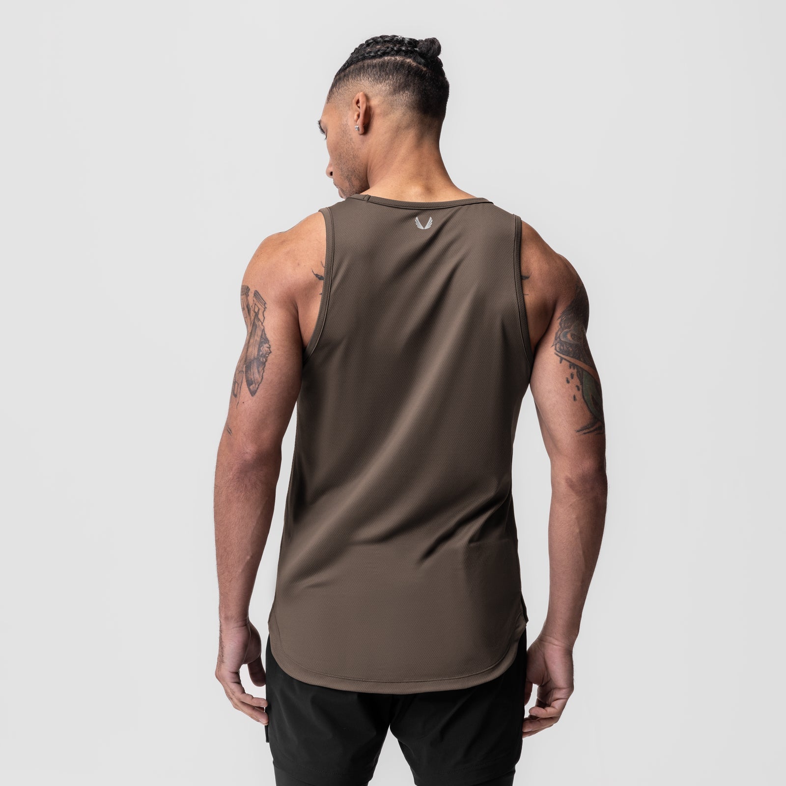 0830. AeroSilver® Tank Top Deep Taupe | ASRV discount