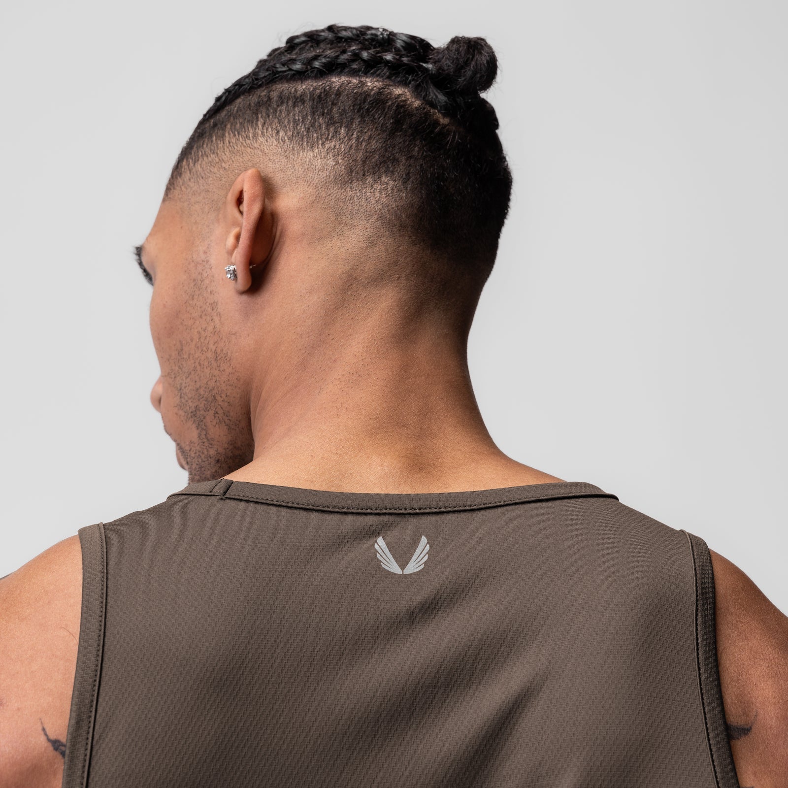0830. AeroSilver® Tank Top Deep Taupe | ASRV discount