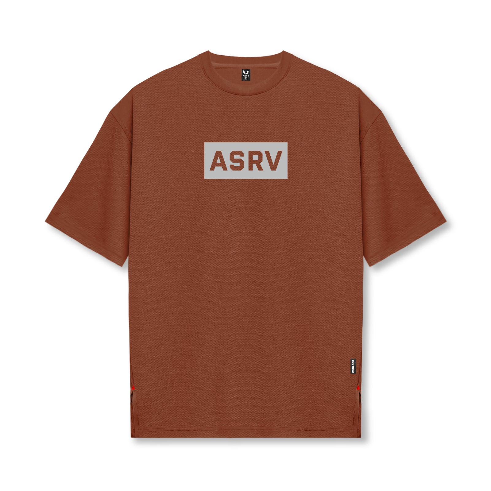 0822. AeroSilver® Oversized Tee Brick "Box Logo" | ASRV Discount