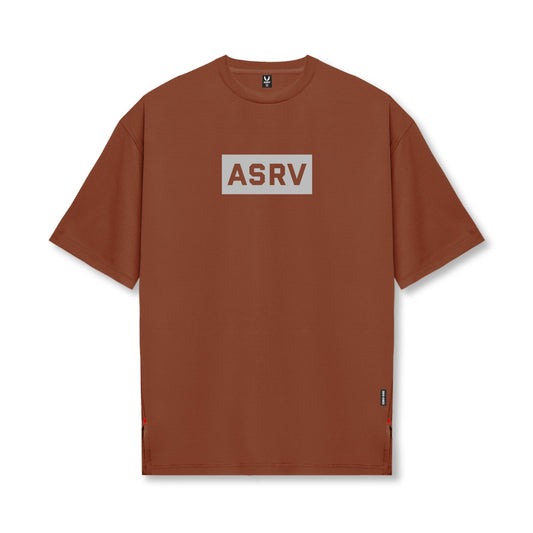 0822. AeroSilver® Oversized Tee Brick "Box Logo" | ASRV Discount