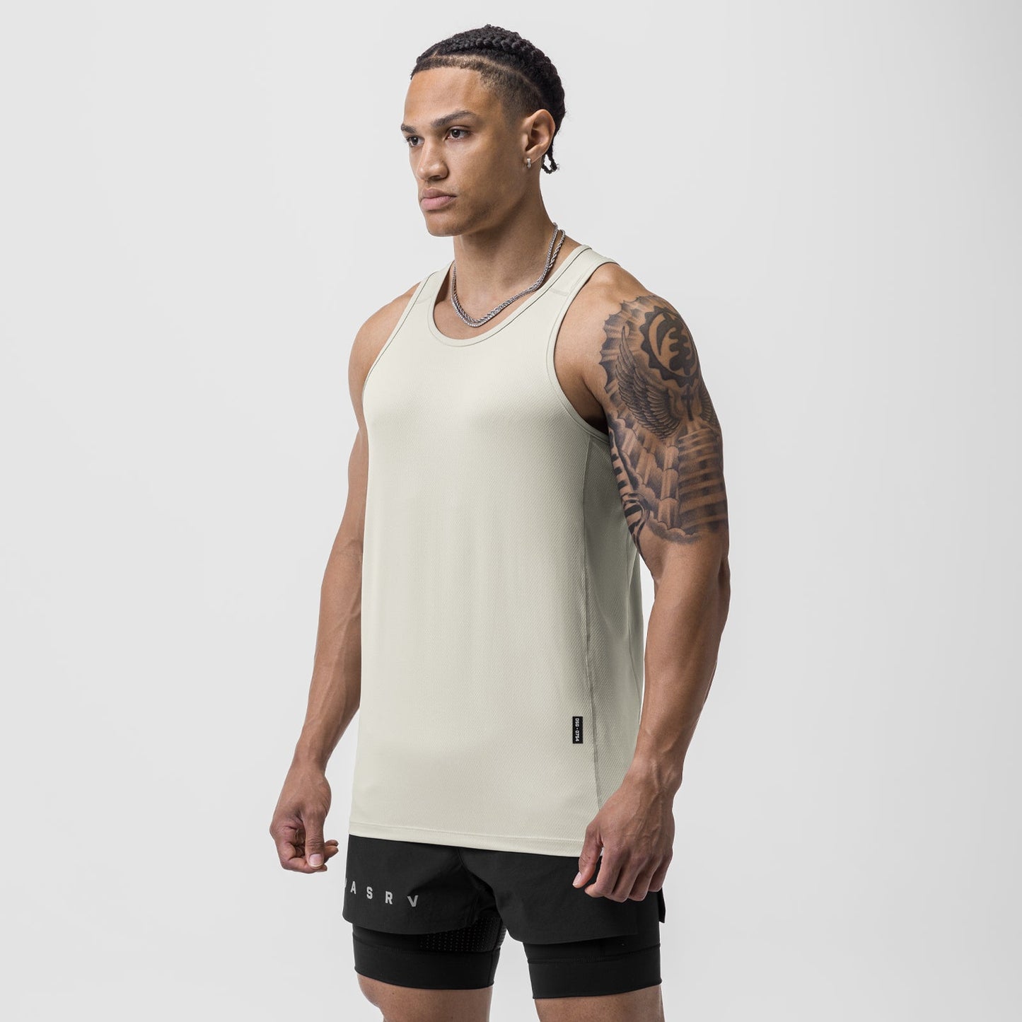 0754. AeroSilver® Training Singlet Ivory Cream | ASRV US