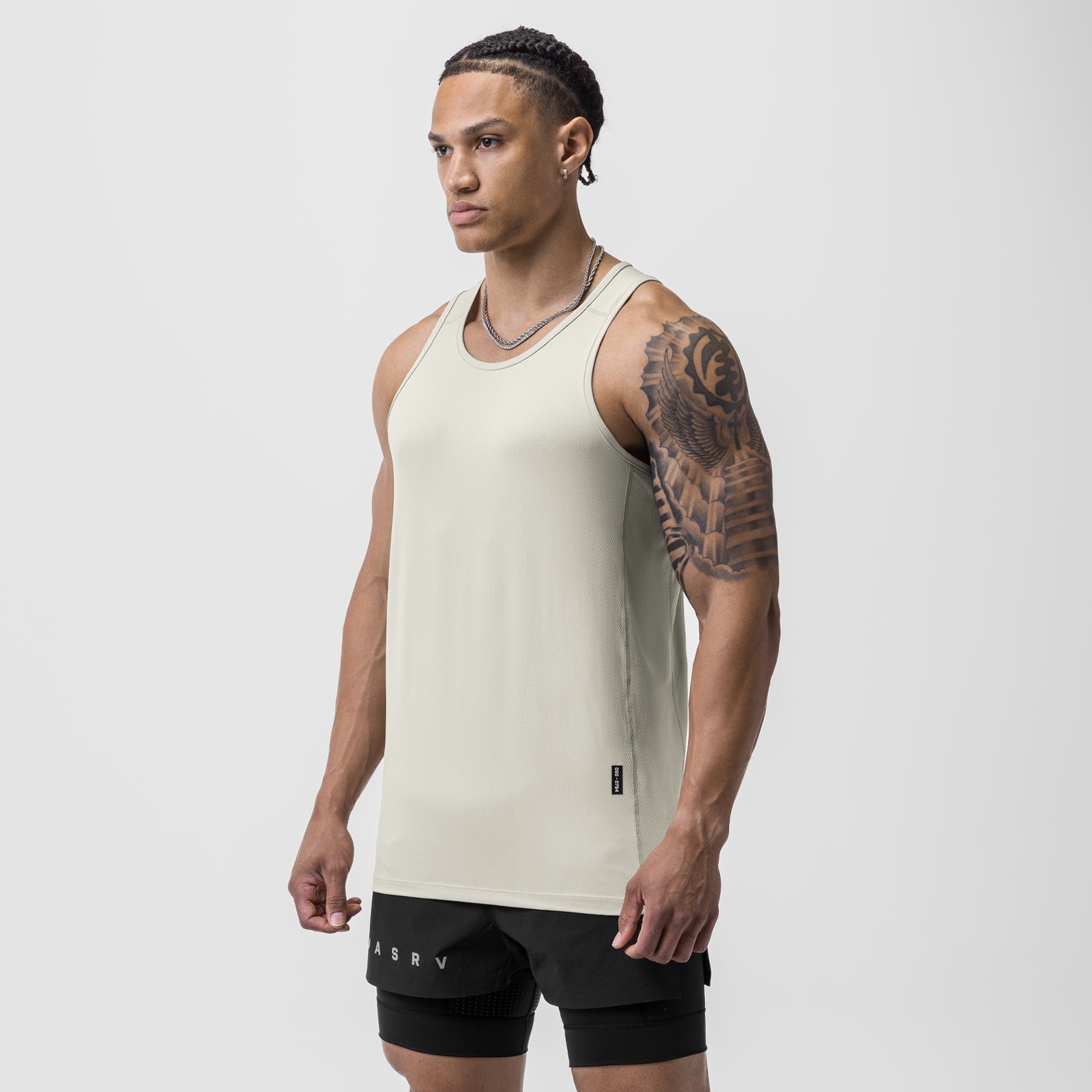 0754. AeroSilver® Training Singlet Ivory Cream | ASRV US
