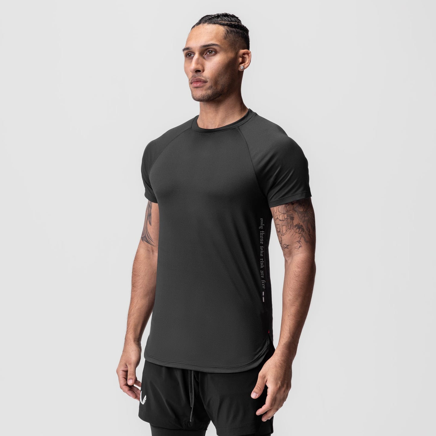 0660. AeroSilver® Established Tee Black "OTWR" | ASRV on sale