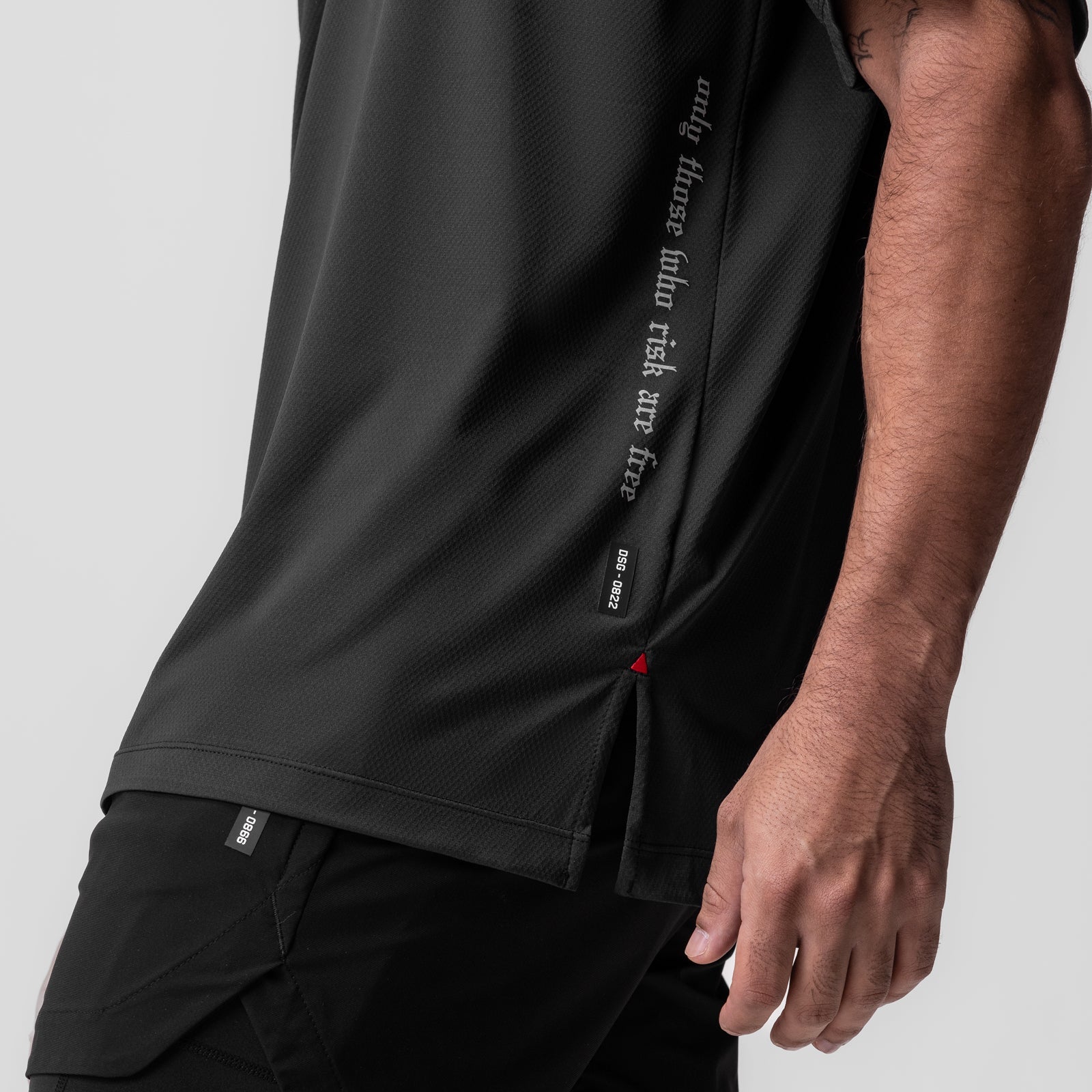 0822. AeroSilver® Oversized Tee Black "OTWR" | ASRV for sale