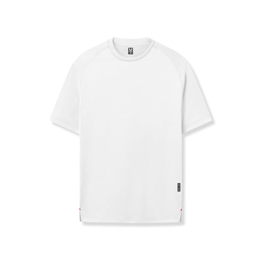 0918. AeroSilver® Fitted Tee White | ASRV Online