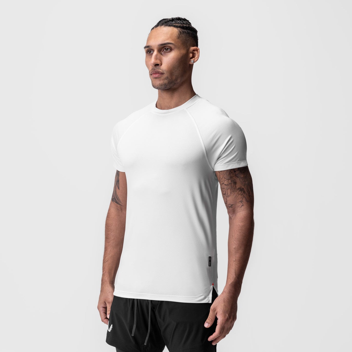 0918. AeroSilver® Fitted Tee White | ASRV Online