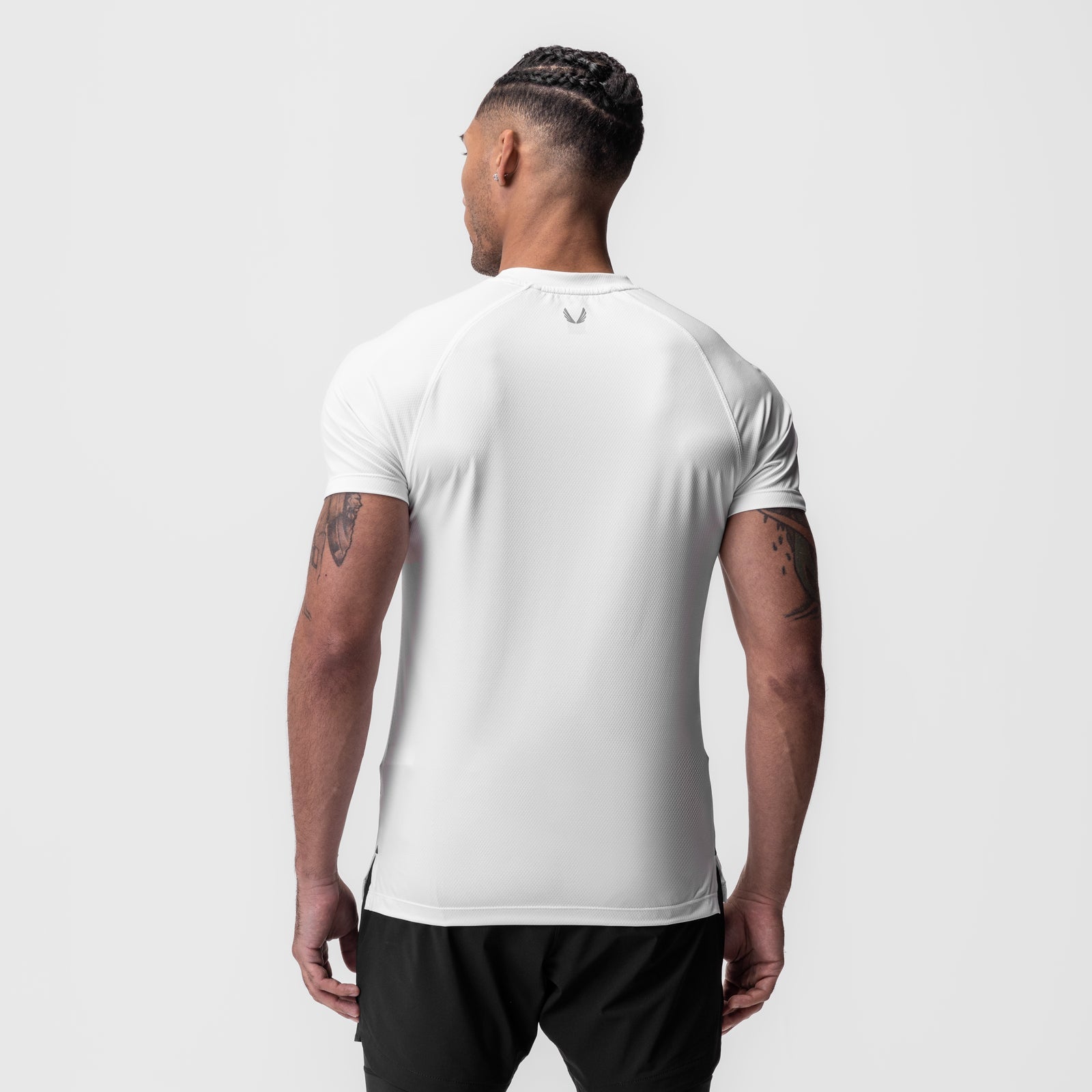 0918. AeroSilver® Fitted Tee White | ASRV Online