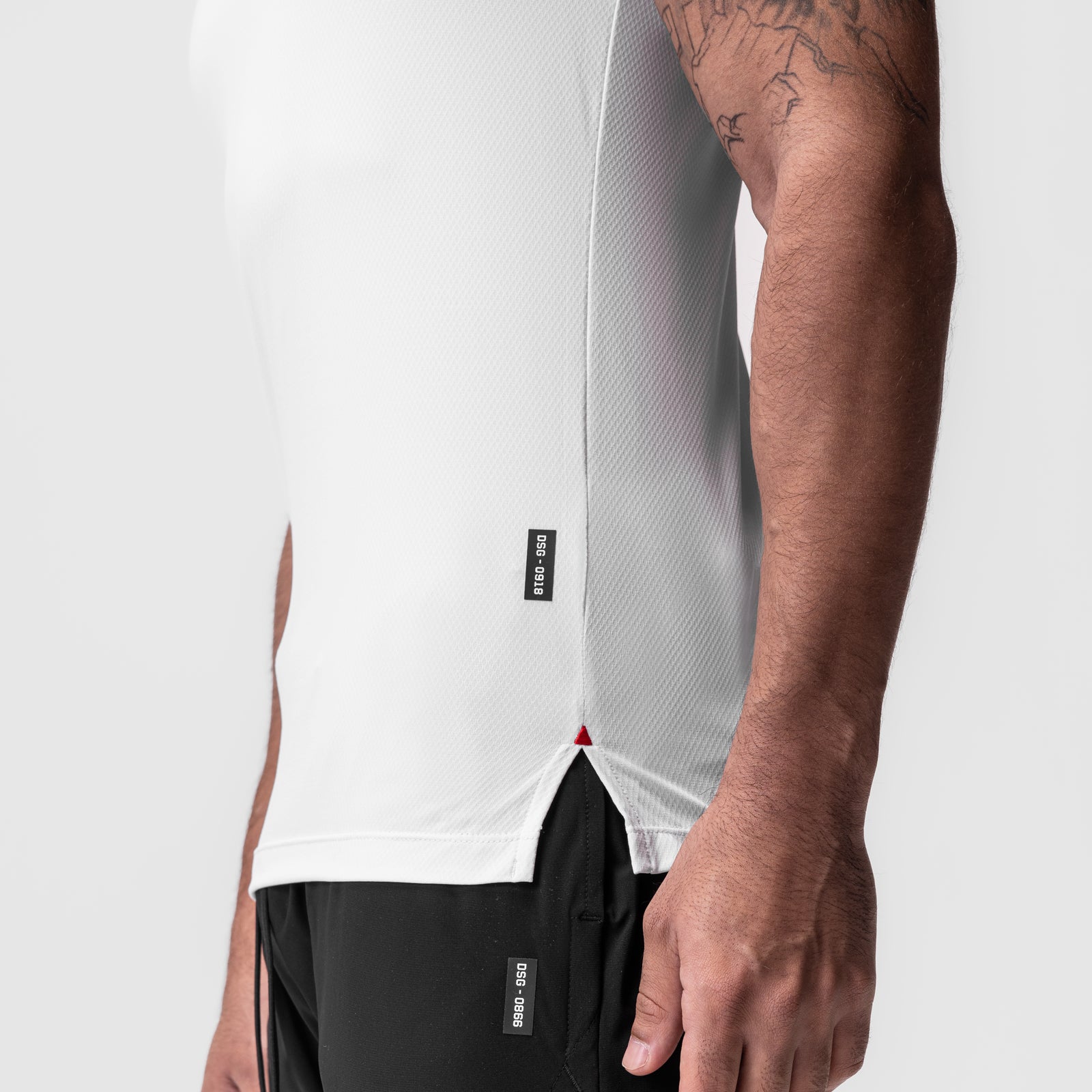 0918. AeroSilver® Fitted Tee White | ASRV Online