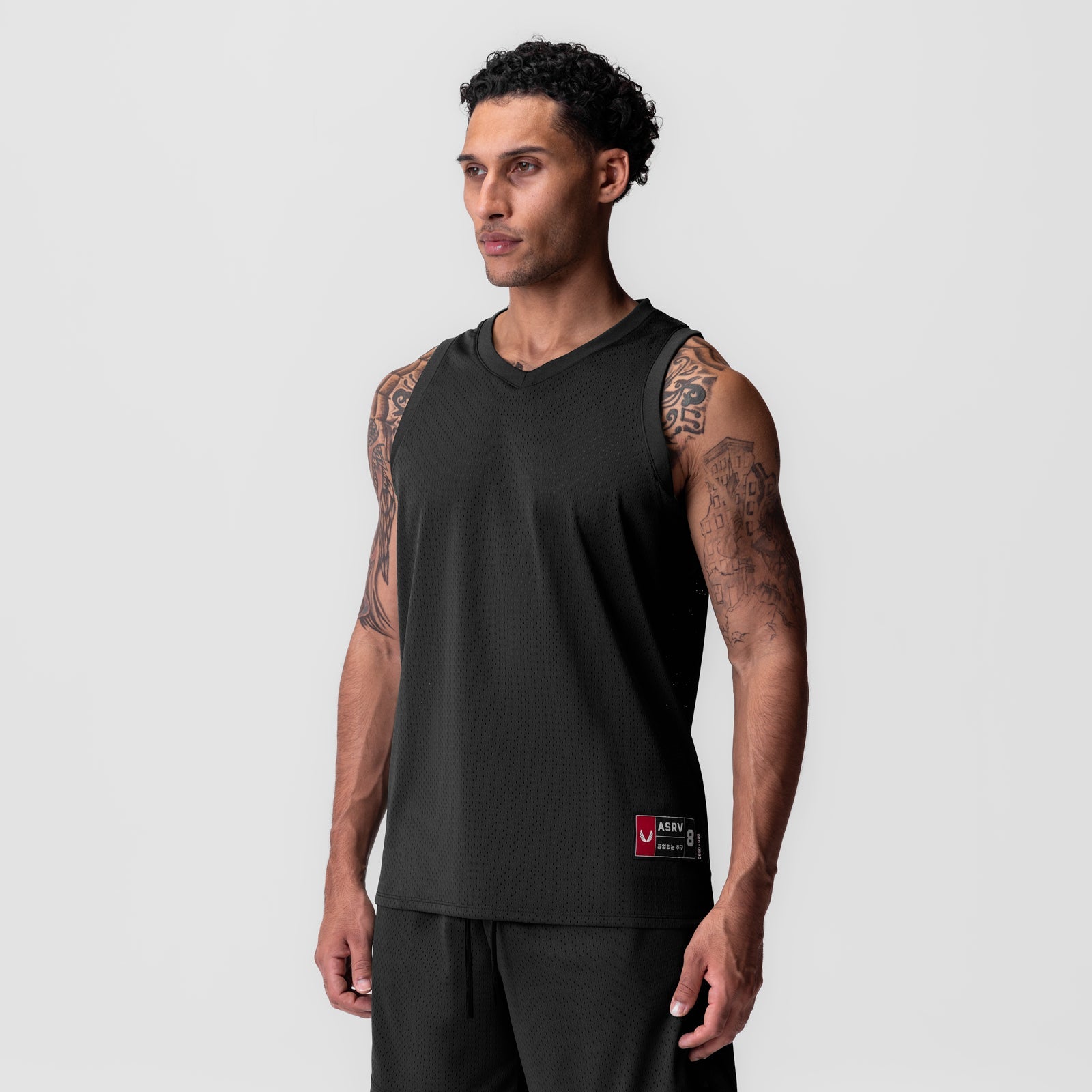 0990. Ion-Mesh Basketball Jersey Black | ASRV sale