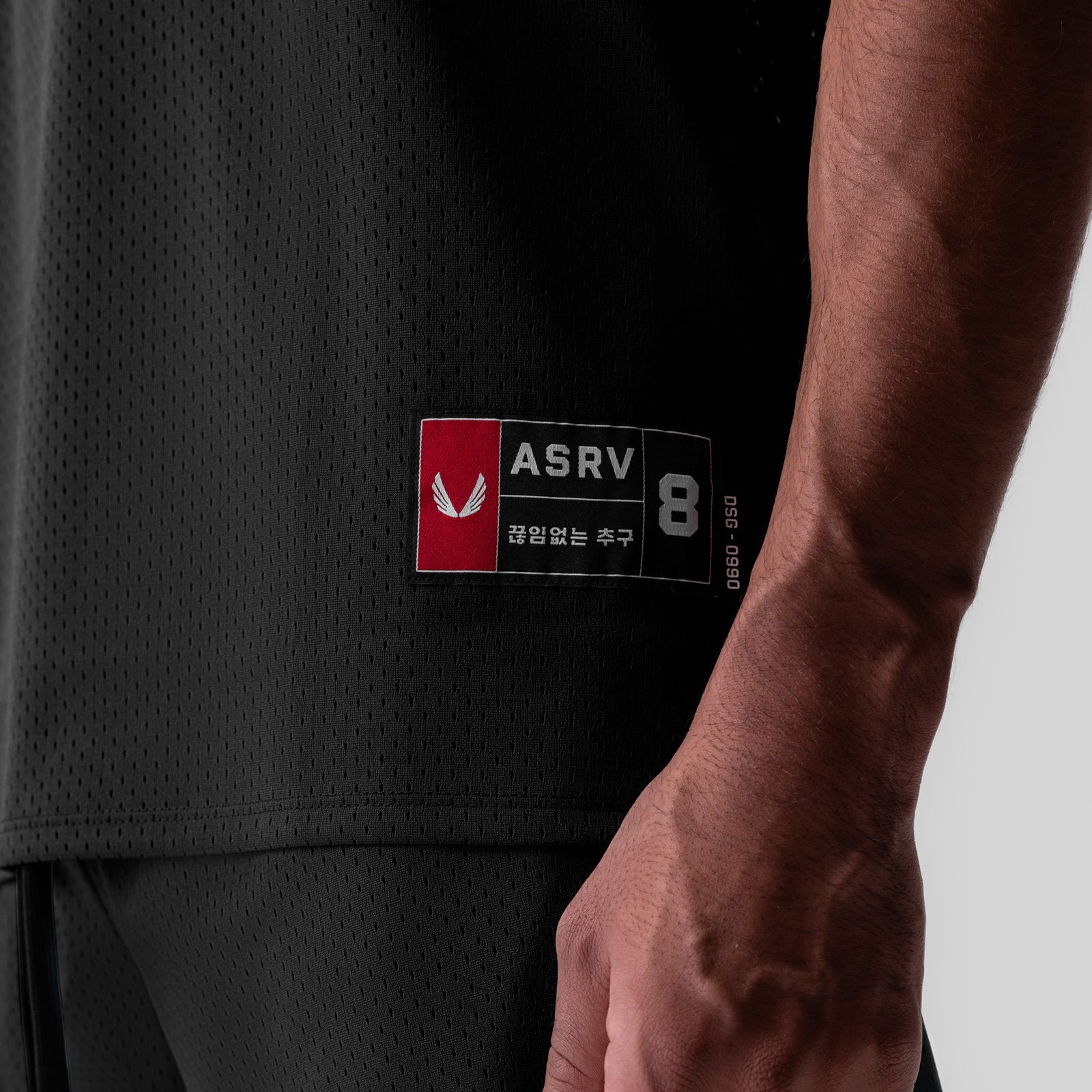 0990. Ion-Mesh Basketball Jersey Black | ASRV sale
