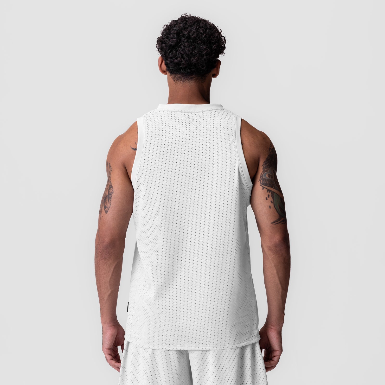 0990. Ion-Mesh Basketball Jersey White | ASRV on sale