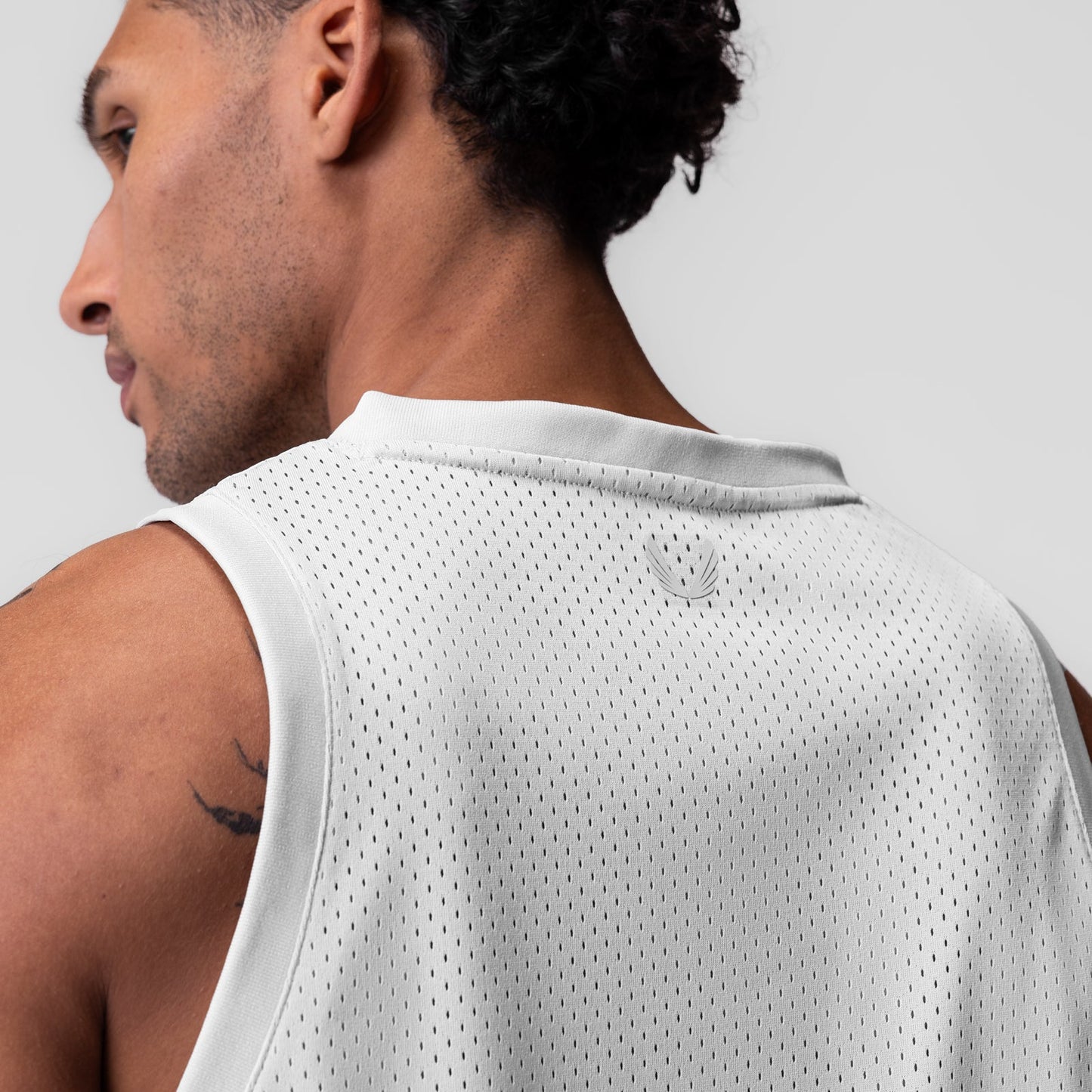 0990. Ion-Mesh Basketball Jersey White | ASRV on sale