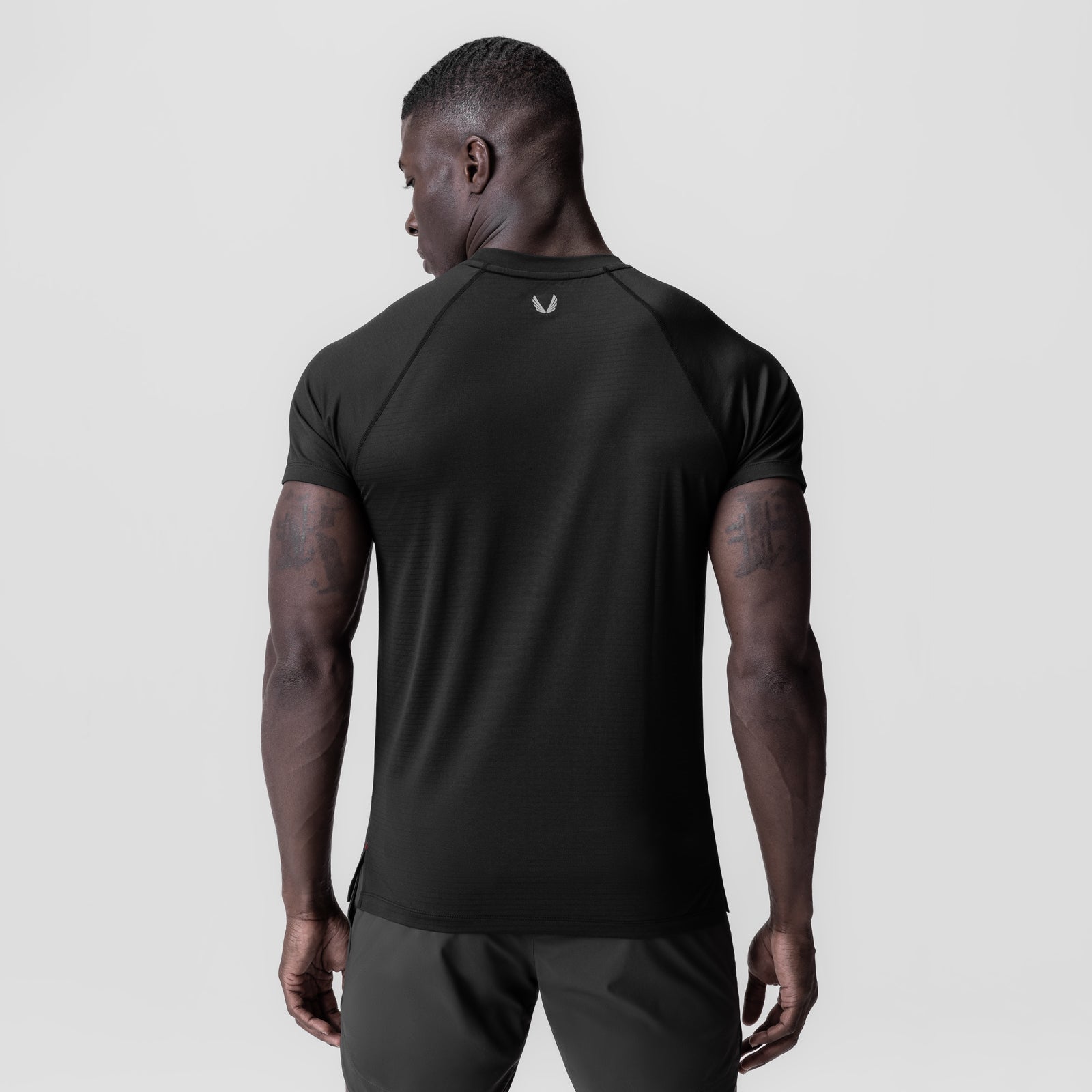 0839. 3D-Lite® 2.0 Lycra® Fitted Tee Black "OTWR" | ASRV discount