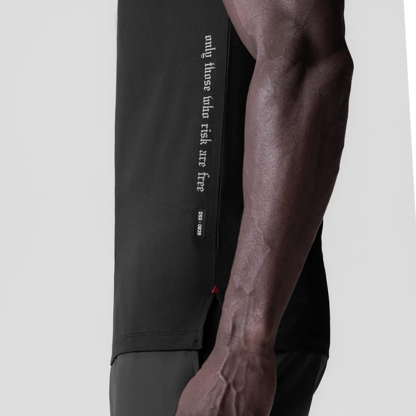 0839. 3D-Lite® 2.0 Lycra® Fitted Tee Black "OTWR" | ASRV discount