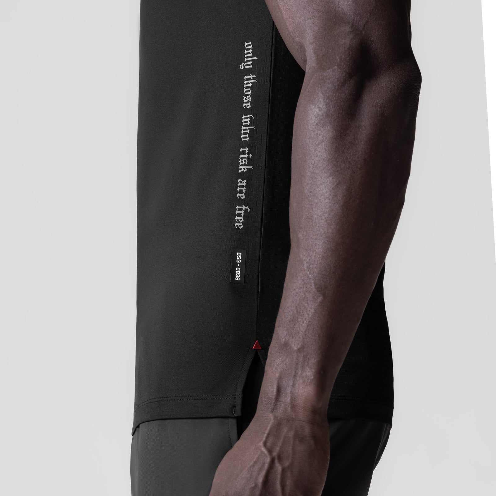 0839. 3D-Lite® 2.0 Lycra® Fitted Tee Black "OTWR" | ASRV discount