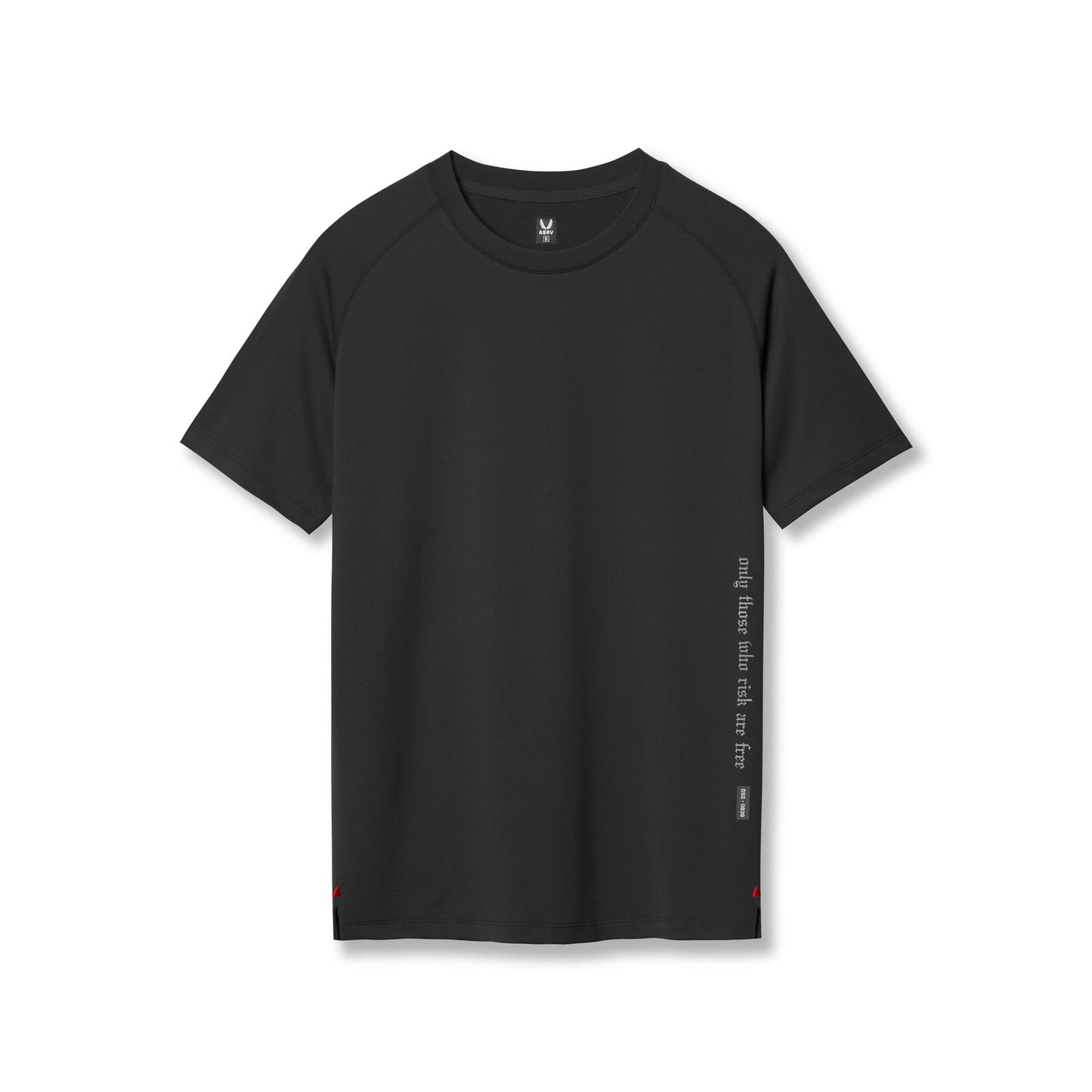 0839. 3D-Lite® 2.0 Lycra® Fitted Tee Black "OTWR" | ASRV discount