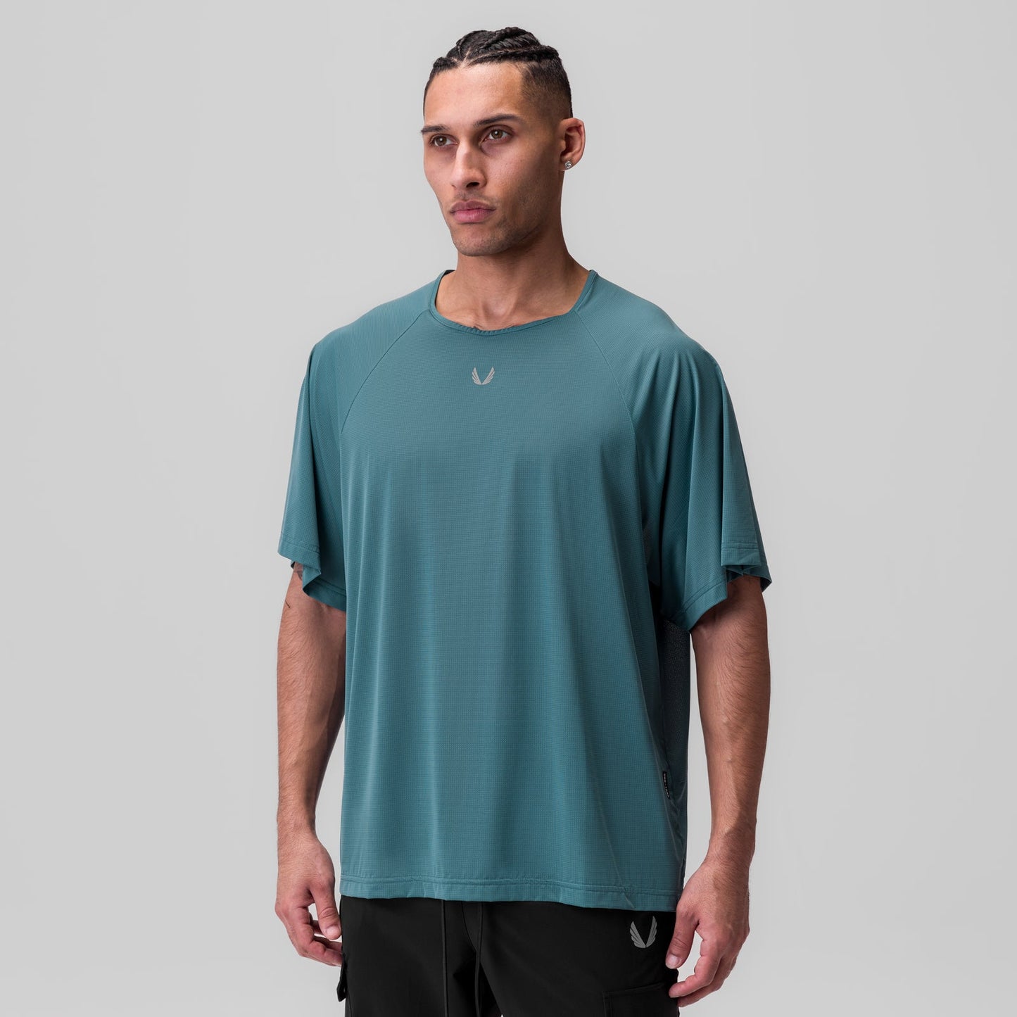 1089. Ice-Skin™ Oversized Tee Storm | ASRV Online