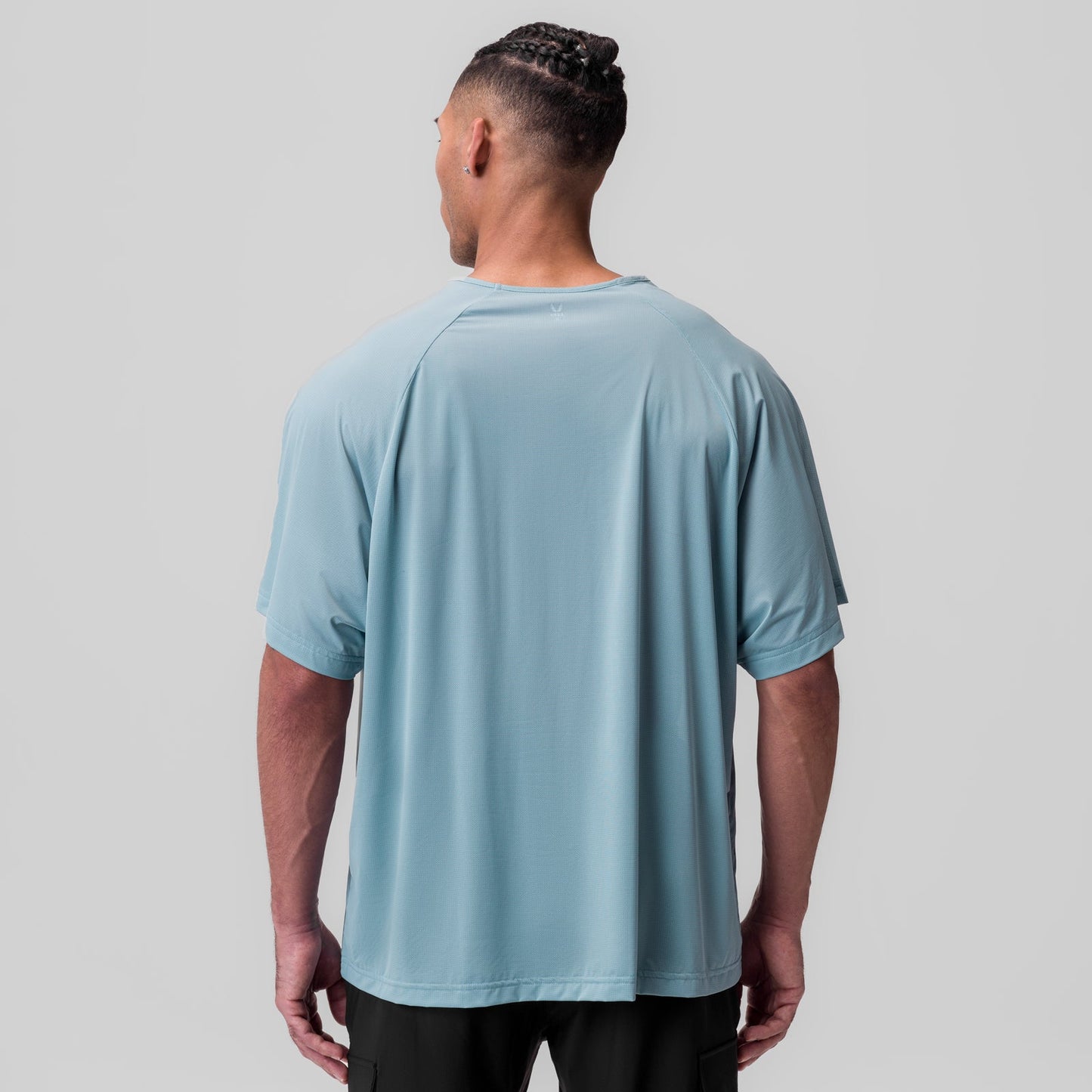 1089. Ice-Skin™ Oversized Tee Light Sky | ASRV US