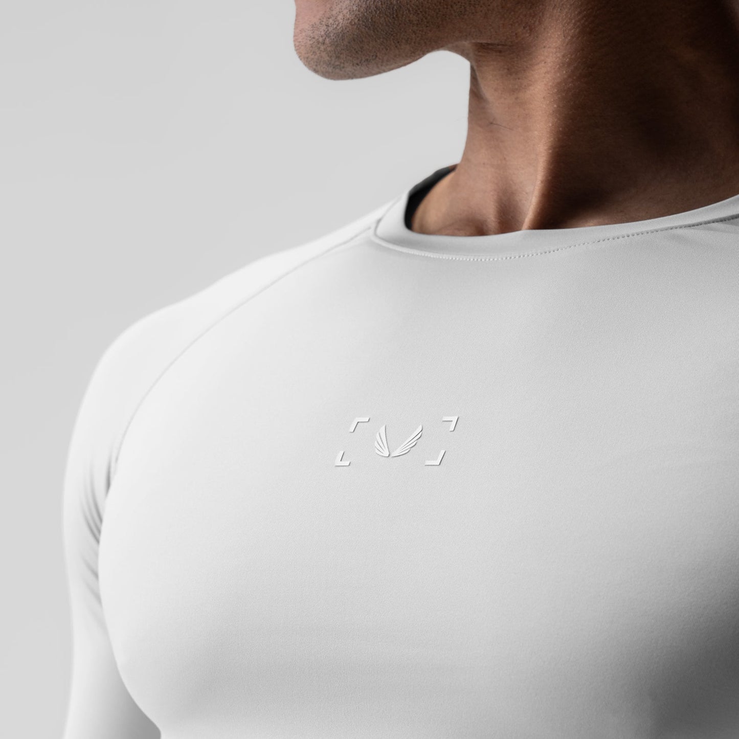 1027. WarpFlexx-Lite® Half-Sleeve Baselayer Light Grey | ASRV discount