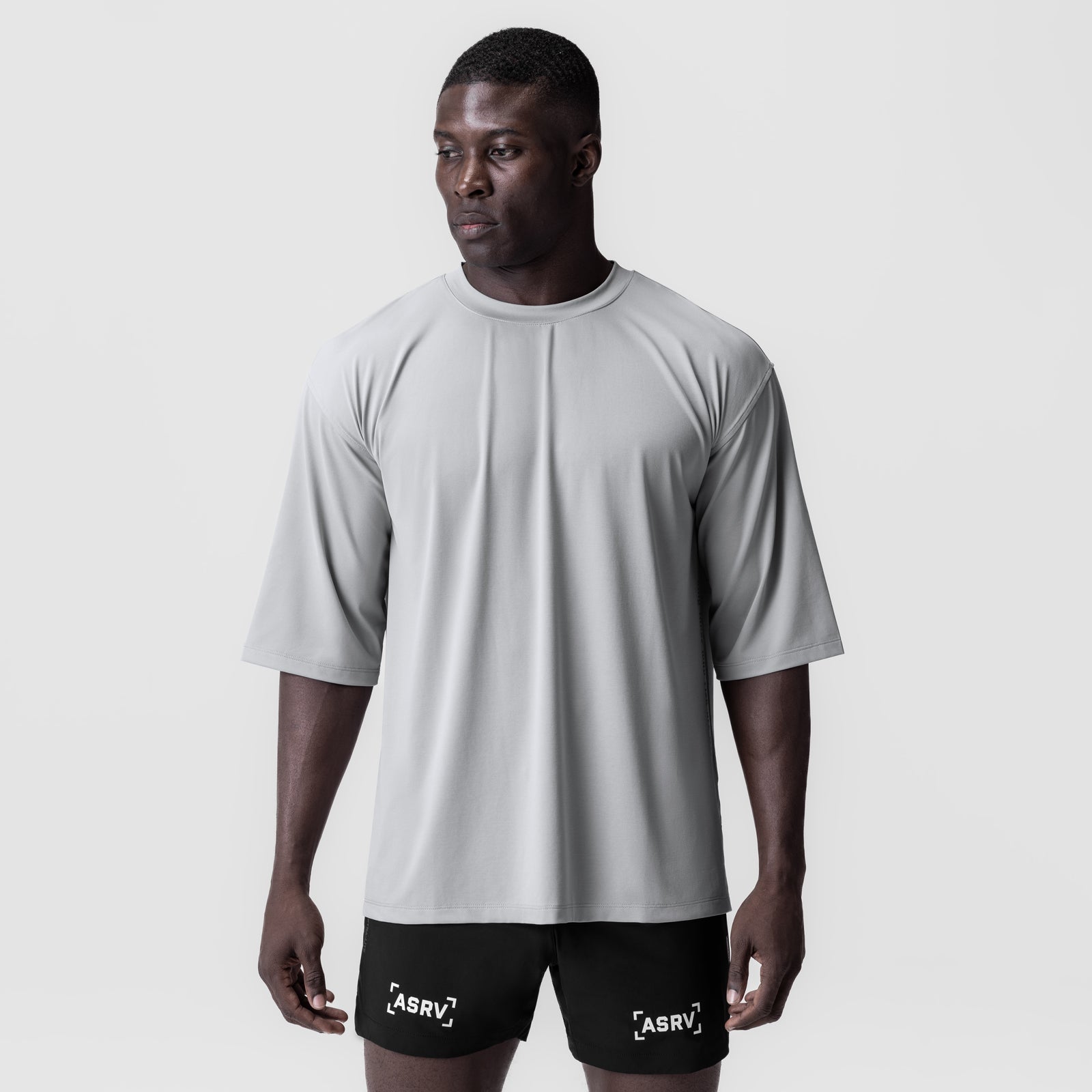 0841. 3D-Lite® 2.0 Lycra® 3/4-Sleeve Oversized Tee Slate Grey "OTWR" | ASRV near me