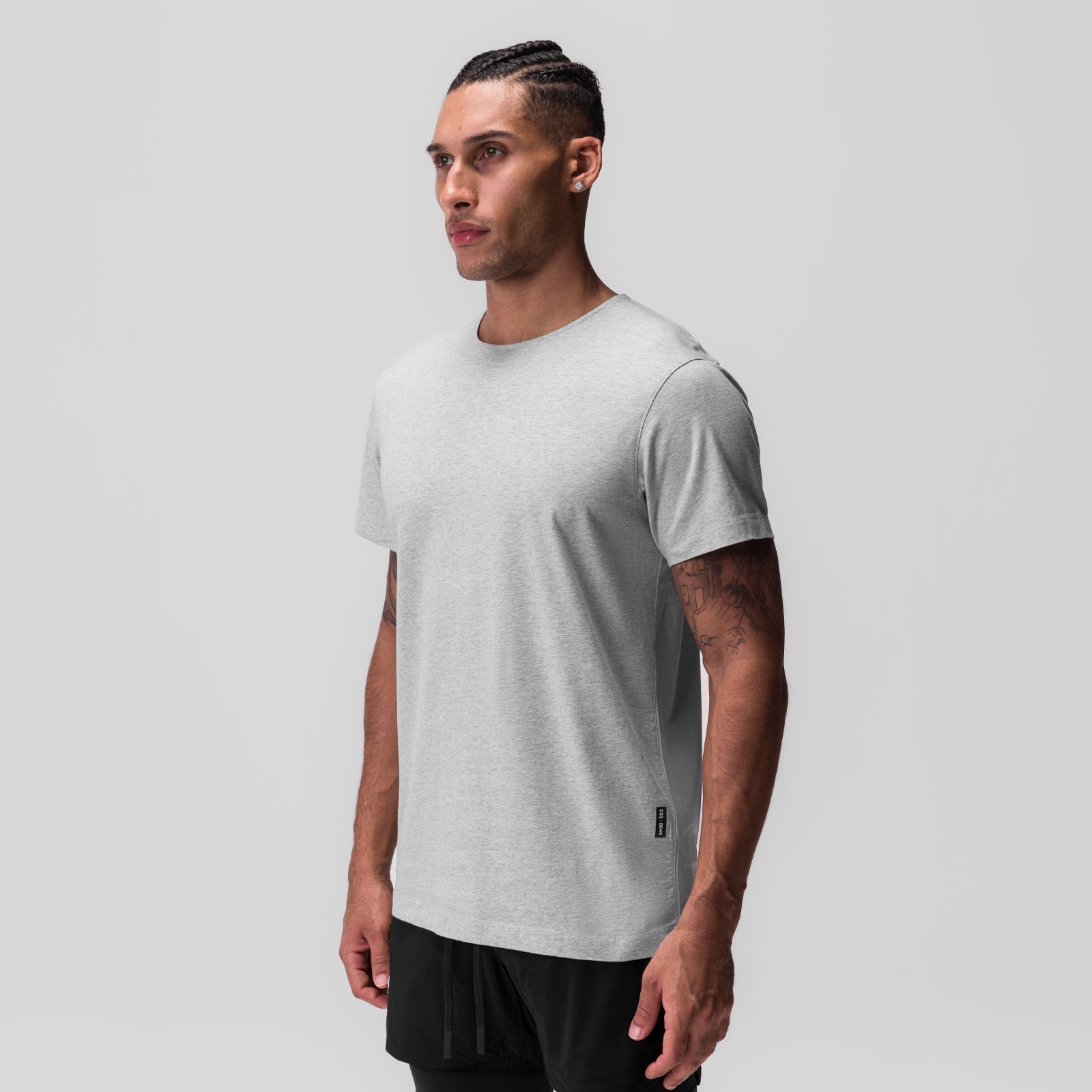 0846. CottonPlus™ Standard Mesh Back Tee Heather Grey | ASRV sale