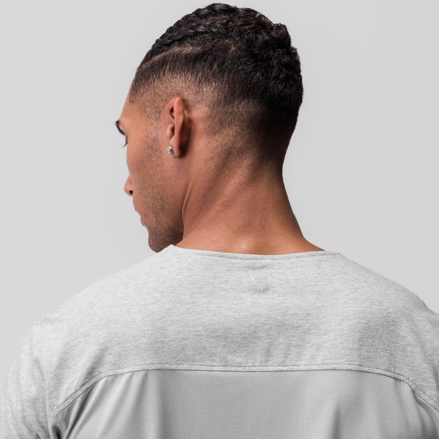 0846. CottonPlus™ Standard Mesh Back Tee Heather Grey | ASRV sale