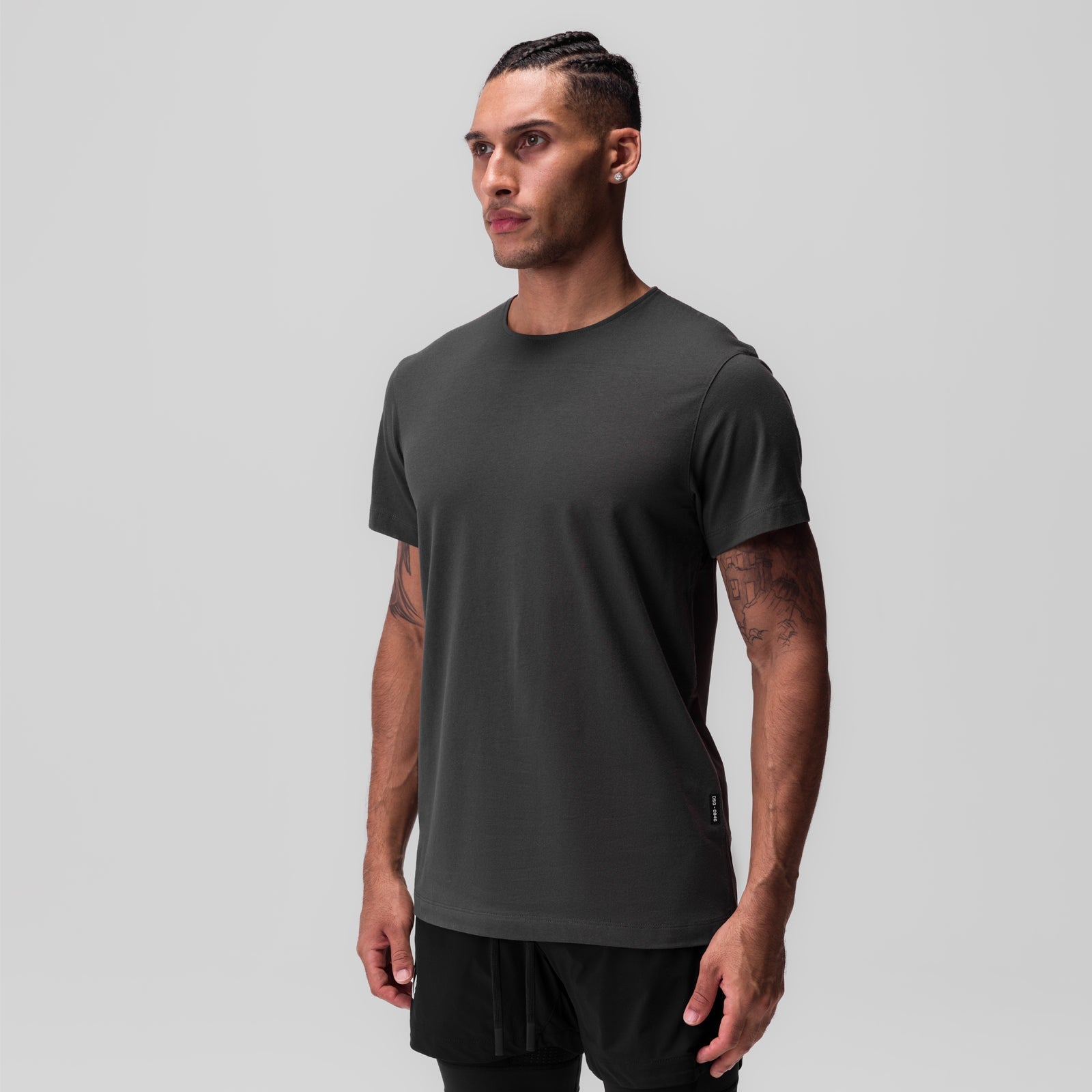 0846. CottonPlus™ Standard Mesh Back Tee Space Grey | ASRV on sale