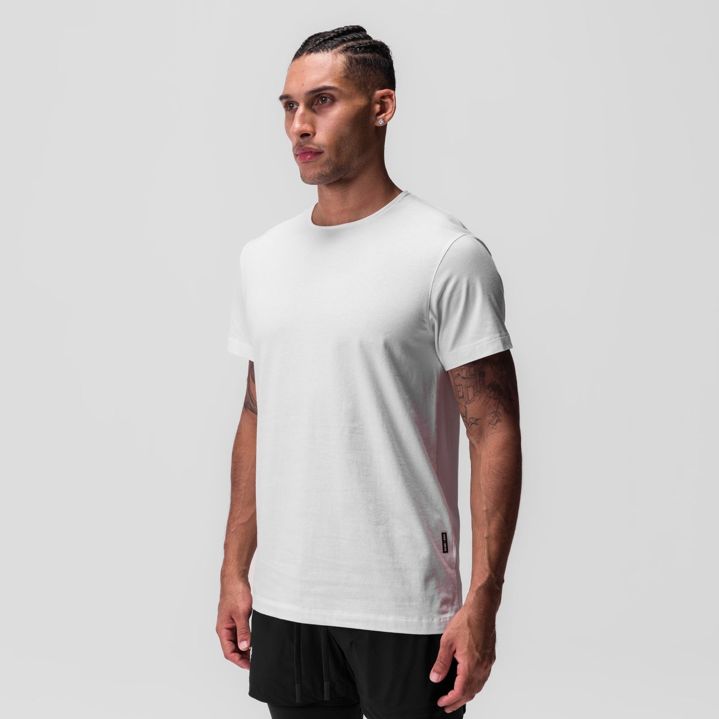 0846. CottonPlus™ Standard Mesh Back Tee White | ASRV for sale