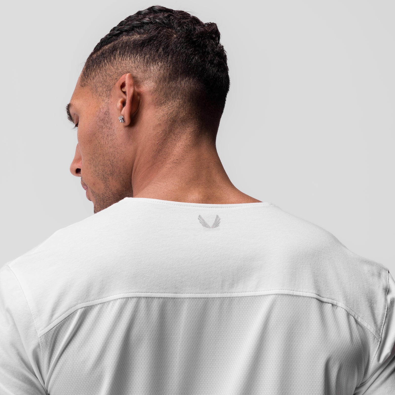0846. CottonPlus™ Standard Mesh Back Tee White | ASRV for sale