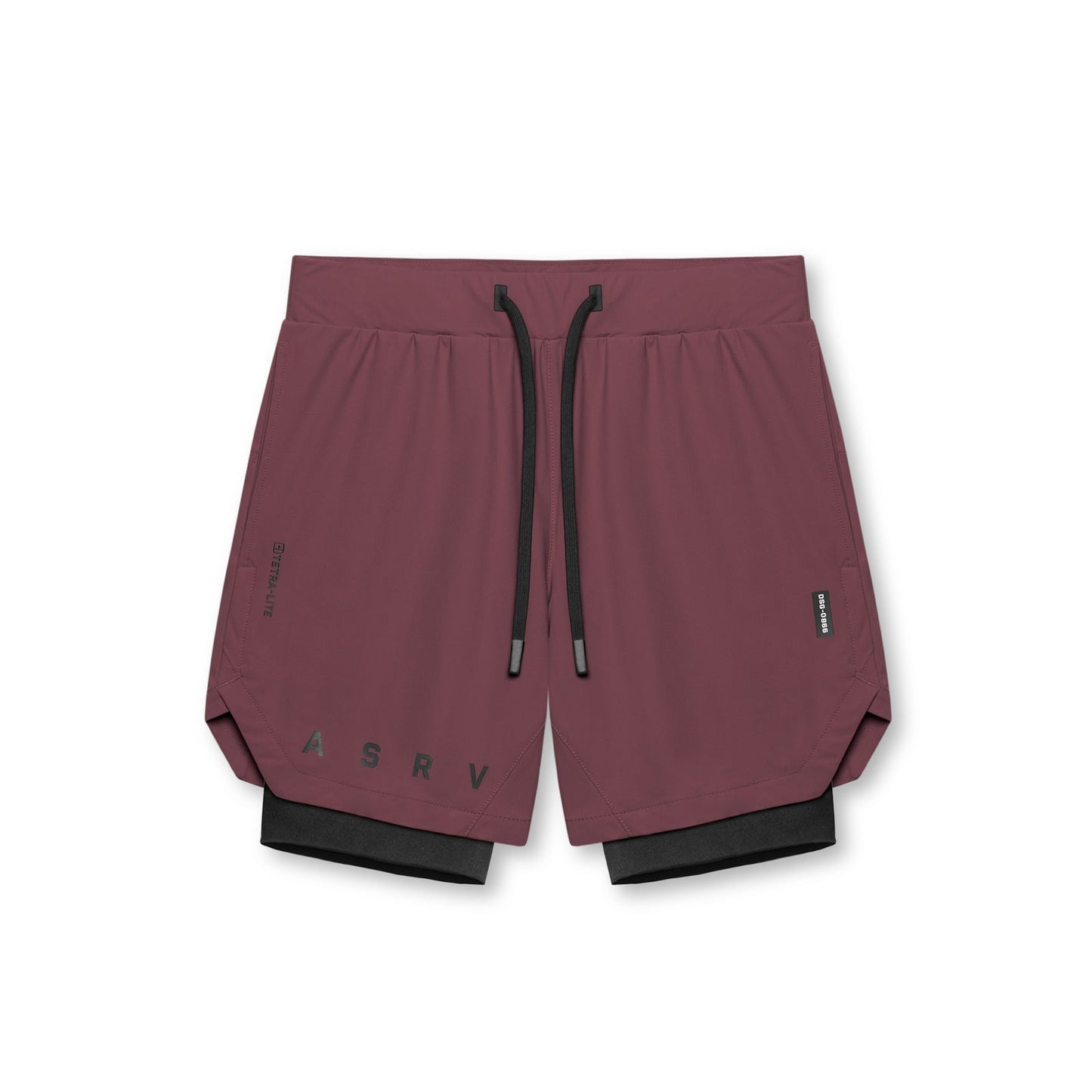 0866. Tetra-Lite® 7" Liner Short Plum "ASRV"/Black | ASRV sale