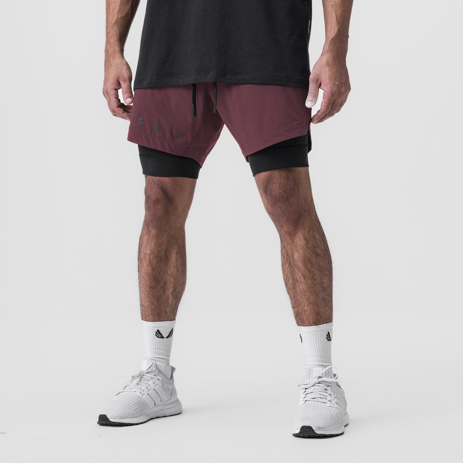 0866. Tetra-Lite® 7" Liner Short Plum "ASRV"/Black | ASRV sale