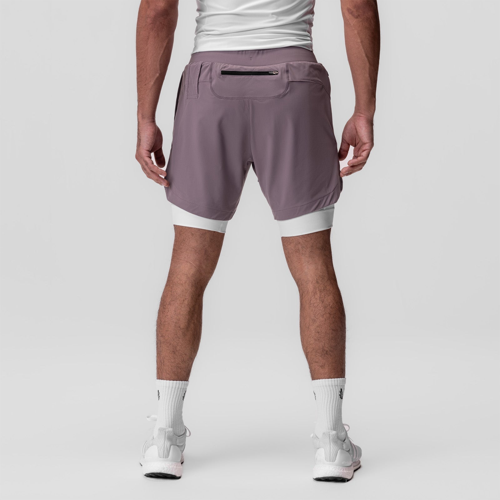 0866. Tetra-Lite® 7" Liner Short Moonscape "Cyber"/White | ASRV on sale