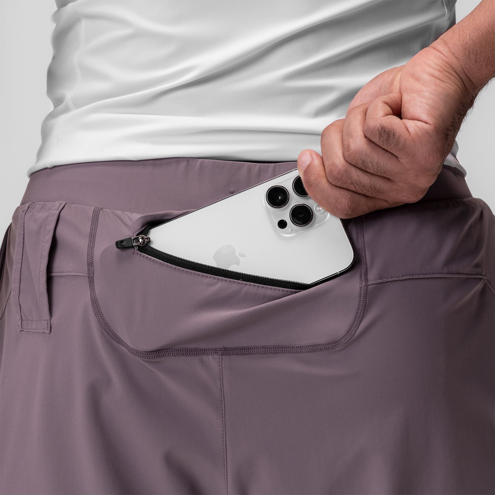 0866. Tetra-Lite® 7" Liner Short Moonscape "Cyber"/White | ASRV on sale