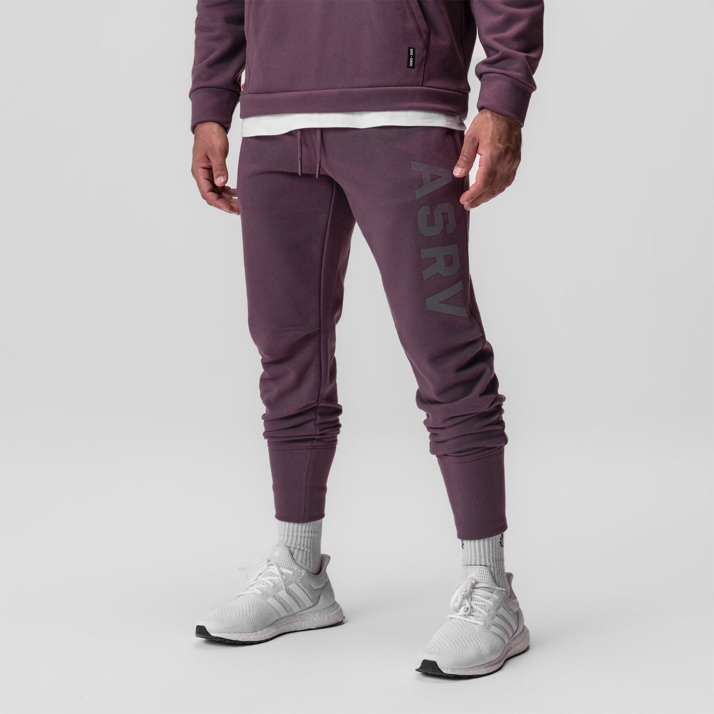 0915. Tech-Terry™ High Rib Jogger Deep Purple "ASRV" | ASRV US