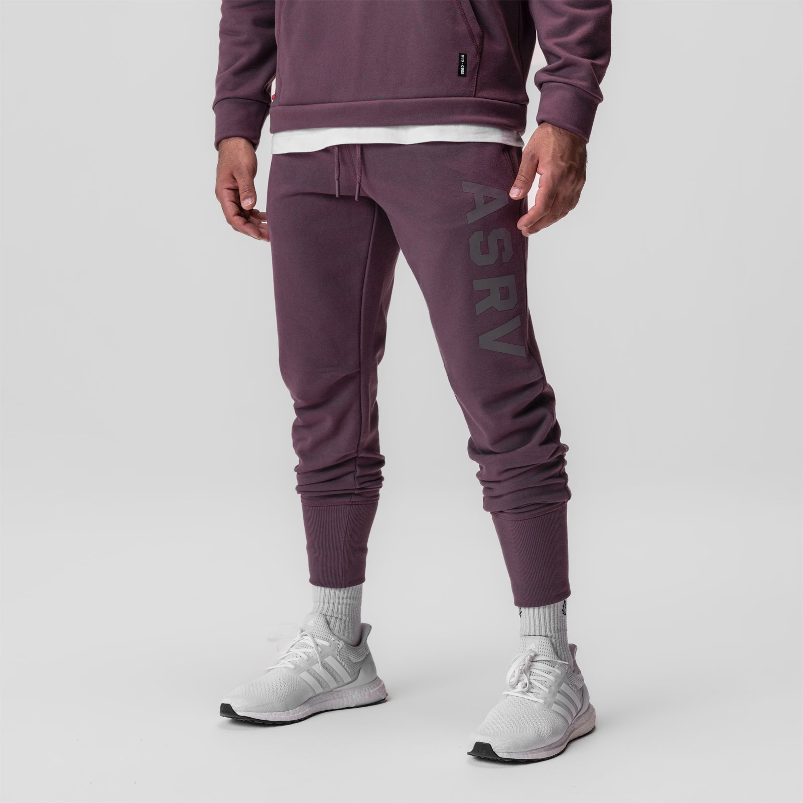 0915. Tech-Terry™ High Rib Jogger Deep Purple "ASRV" | ASRV US